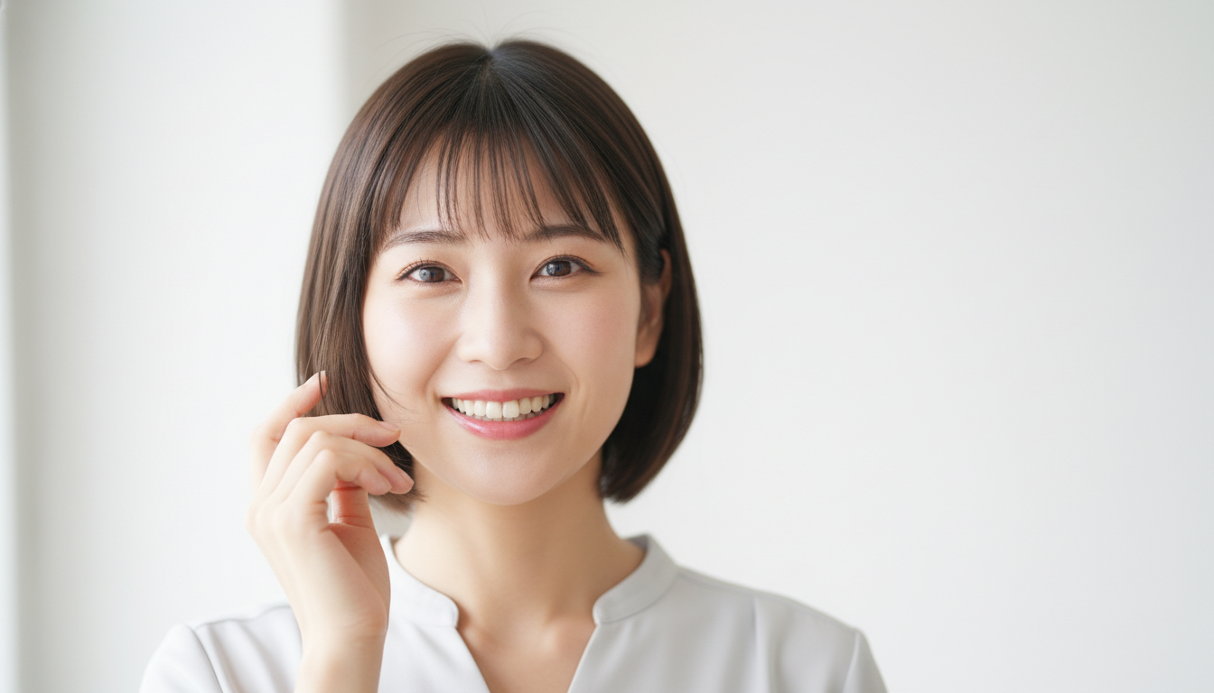 メイクは健康的でナチュラルな仕上がりを意識する