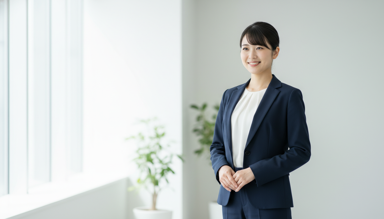 スーツは無地のダークカラー(黒・紺)を選ぶ
